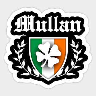 Mullan Shamrock Crest Sticker